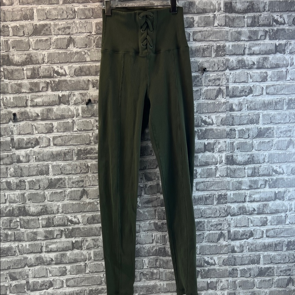 Offline Aerie Olive‎ High-Waisted leggings